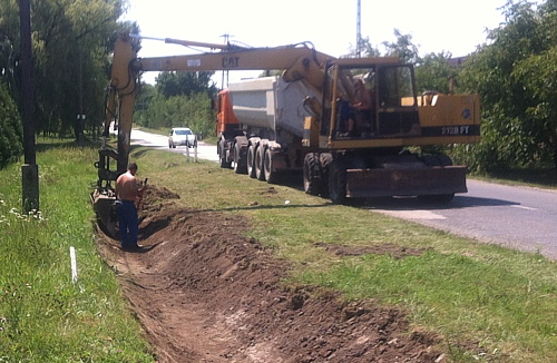 �p�let csatorn�z�s, csal�di h�z �rok�s�s